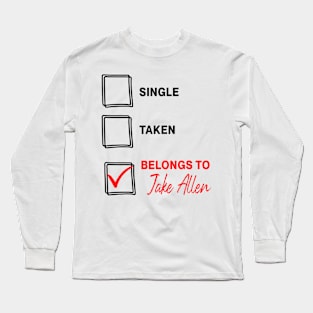 Belongs to Jake Allen Long Sleeve T-Shirt